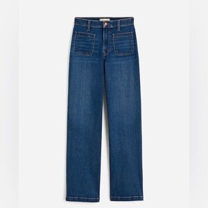 Madewell perfect vintage wide leg jeans with patch front pocket
